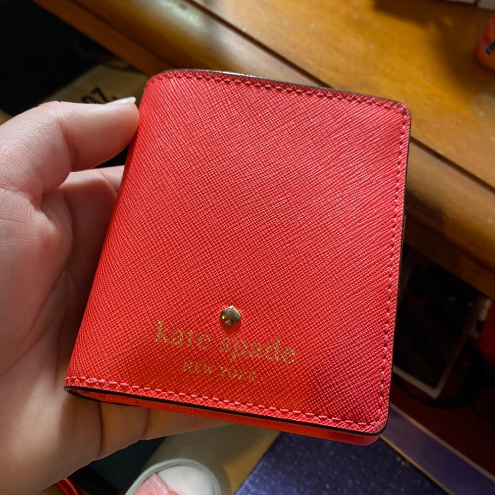 Coral Kate Spade Wallet